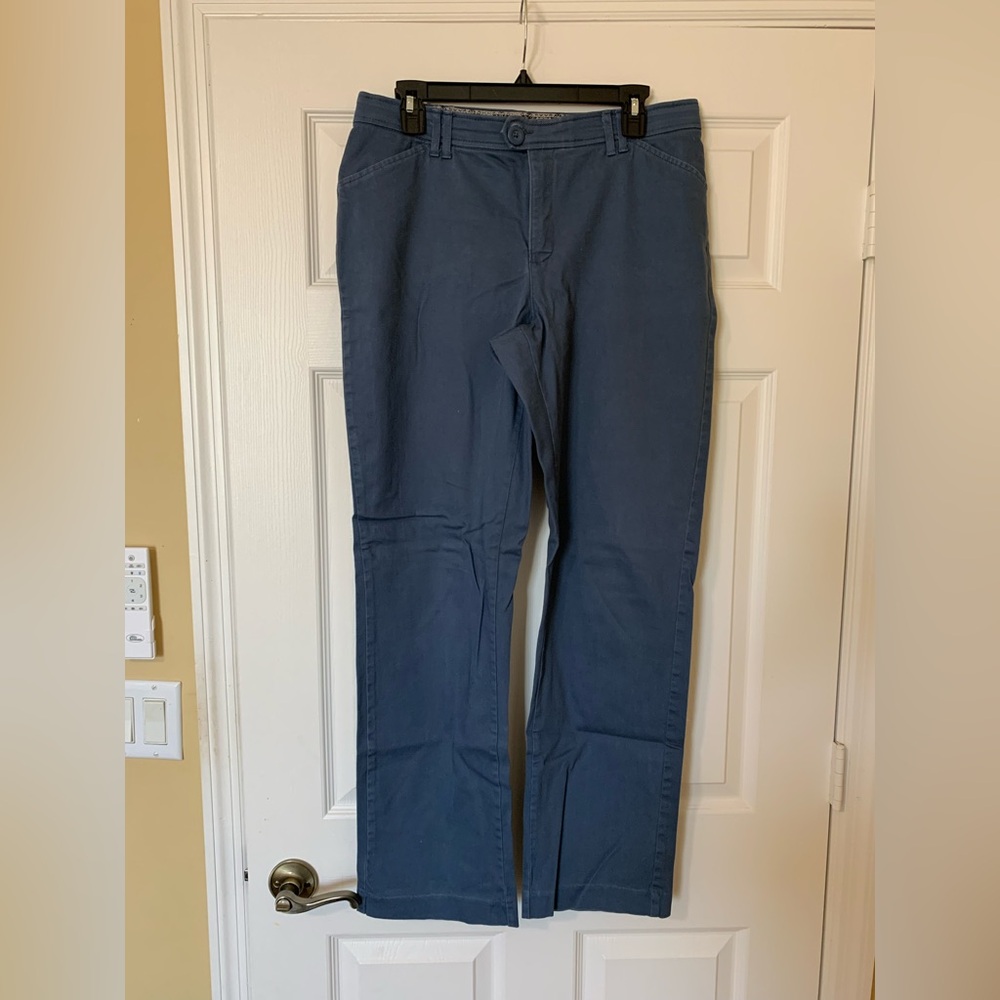 Lee Comfort Fit Waistband Blue‎ Chinos Classic Fit Pants Size 10 Medium